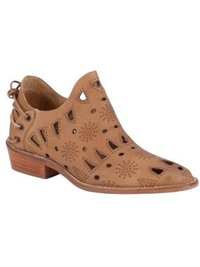 ANTHROPOLOGY MUSSE & CLOUD Annise Tan Booties Size 6 — WOW! WOW! WOW!